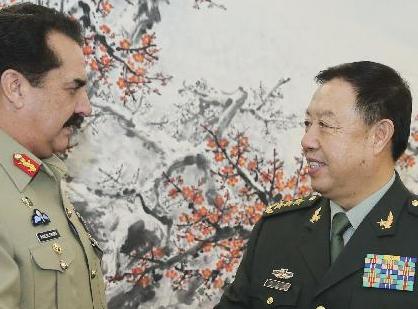 范长龙会见巴基斯坦陆军参谋长