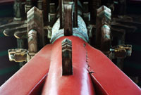 国家文物沈阳故宫武功坊木柱被撞损 肇事司机逃逸