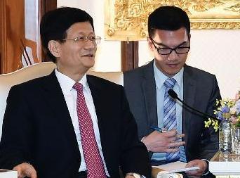 泰国总理巴育会见孟建柱