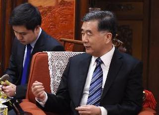 汪洋会见美国客人