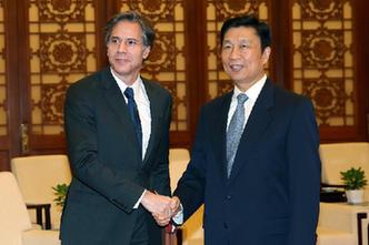 李源潮会见美国常务副国务卿布林肯