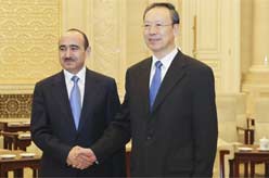 杜青林会见阿塞拜疆总统助理