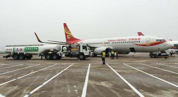 中国航班使用&ldquo;地沟油&rdquo;载客首飞