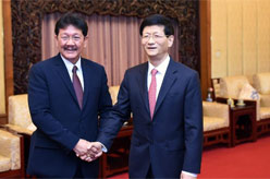 孟建柱会见泰国国家安全委员会秘书长阿努西