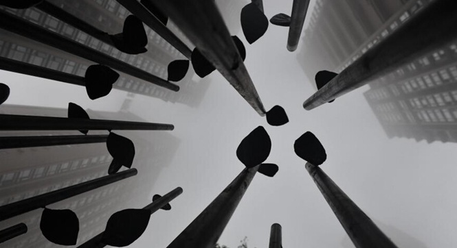 成都遭大雾锁城 能见度不足百米