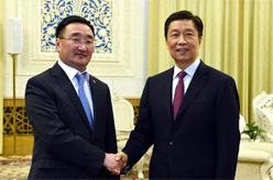 李源潮会见蒙古国外长