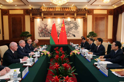 孟建柱与白俄罗斯安全会议国务秘书梅茹耶夫举行会谈