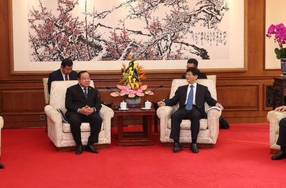 孟建柱会见泰国副总理兼国防部部长巴维