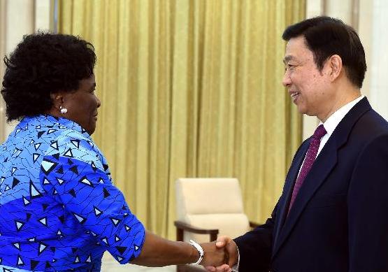 李源潮会见博茨瓦纳外长