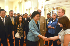 刘延东会见首批&ldquo;知行中国&rdquo;项目美方青年代表