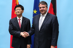 孟建柱会见德国副总理兼经济和能源部长加布里尔