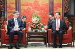 张高丽会见新西兰副总理比尔&middot;英格利希