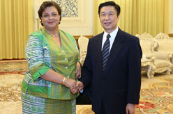 李源潮会见加纳客人