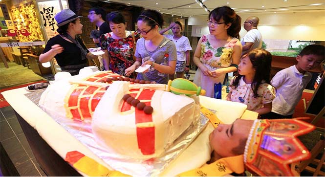 杭州一商家促销推出&ldquo;唐僧肉&rdquo;