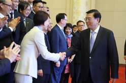 张德江会见香港民建联访京团