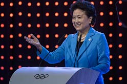 刘延东进行申冬奥陈述