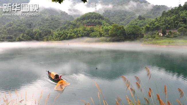 【新华图视】雾漫东江 渔歌曲