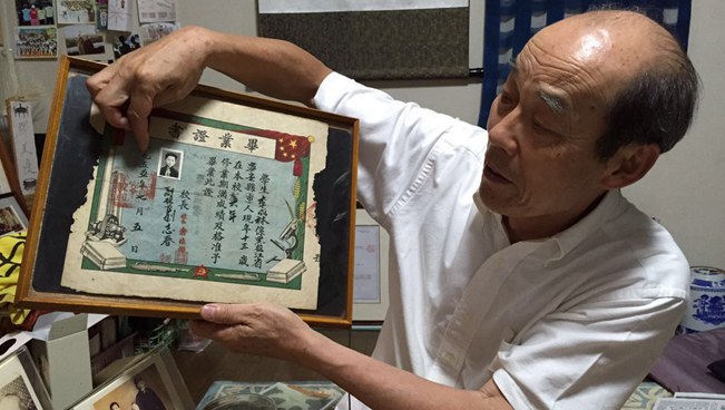 日本二战遗孤来南京讲述亲身经历