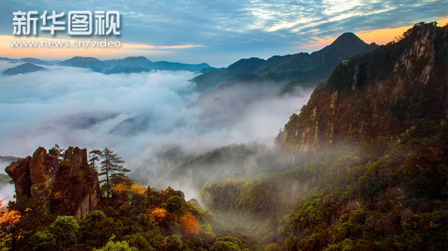 【新华图视】绝壁凌云