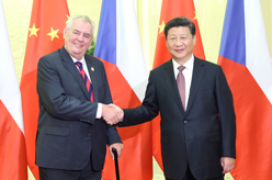 习近平会见捷克总统泽曼