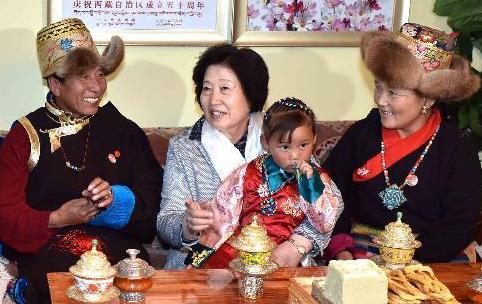 孙春兰率中央代表团分团赴山南慰问