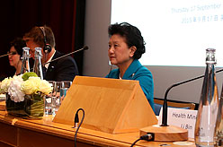 刘延东出席中英卫生政策对话