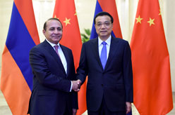 李克强会见亚美尼亚总理亚伯拉罕扬