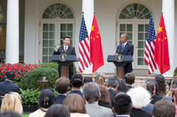 习近平同美国总统奥巴马共同会见记者