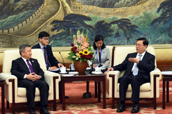 张德江会见蒙古国国家大呼拉尔主席