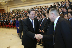 中国光彩事业促进会第五次会员代表大会在京召开 俞正声会见与会代表