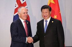 习近平会见澳大利亚总理特恩布尔