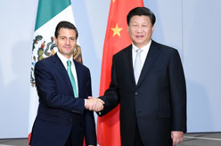 习近平会见墨西哥总统培尼亚