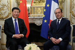 习近平会见法国总统奥朗德