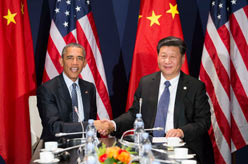 习近平会见美国总统奥巴马