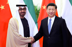 习近平会见阿联酋阿布扎比王储穆罕默德
