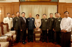 许其亮拜会缅甸国务资政昂山素季