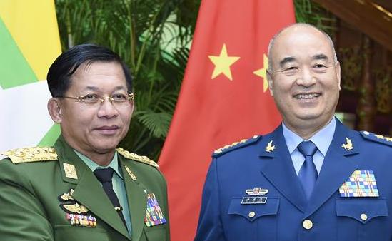 许其亮会见缅甸国防军总司令