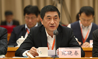 安徽省科技厅党组书记、厅长宛晓春发言