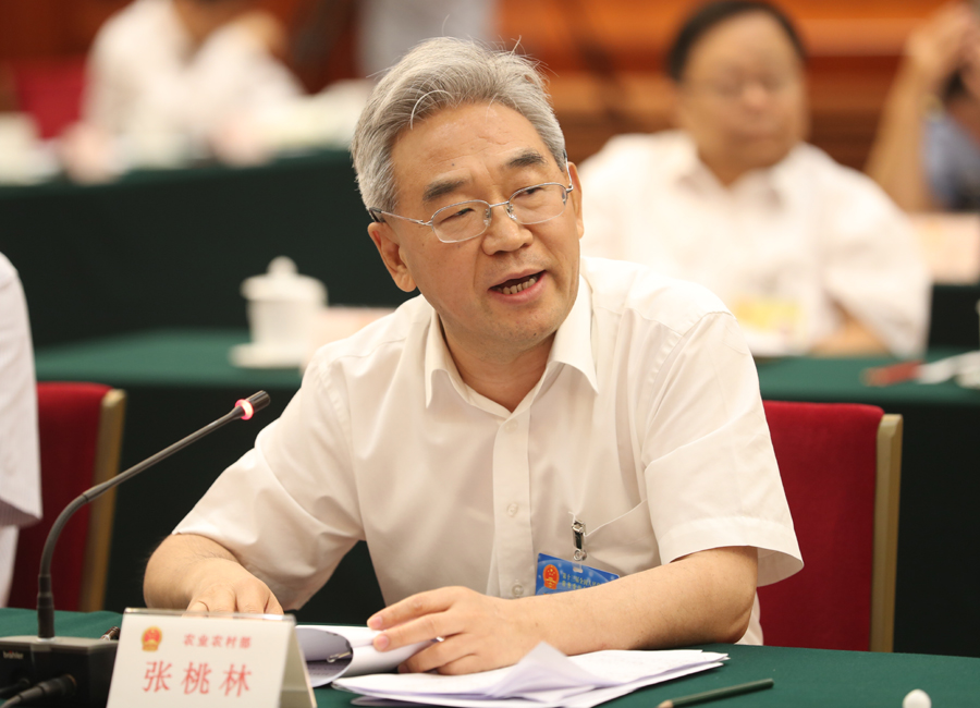 农业农村部副部长张桃林回答问题