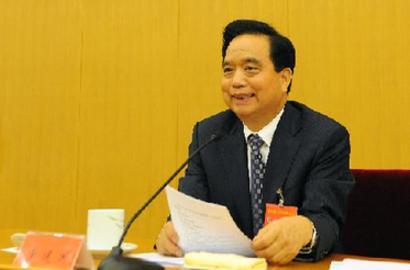 李建國主持中國工會十六大主席團一次會議