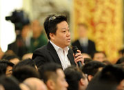 台湾东森电视台记者提问