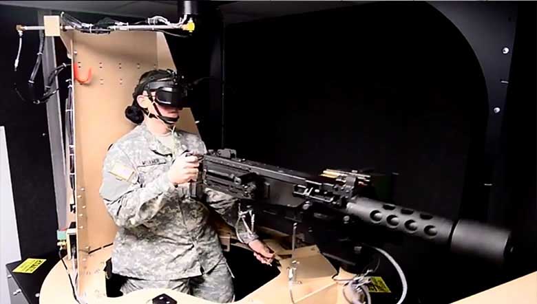 虛擬現實在軍事領域中的應用