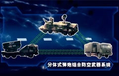 分体弹炮结合防空武器系统
