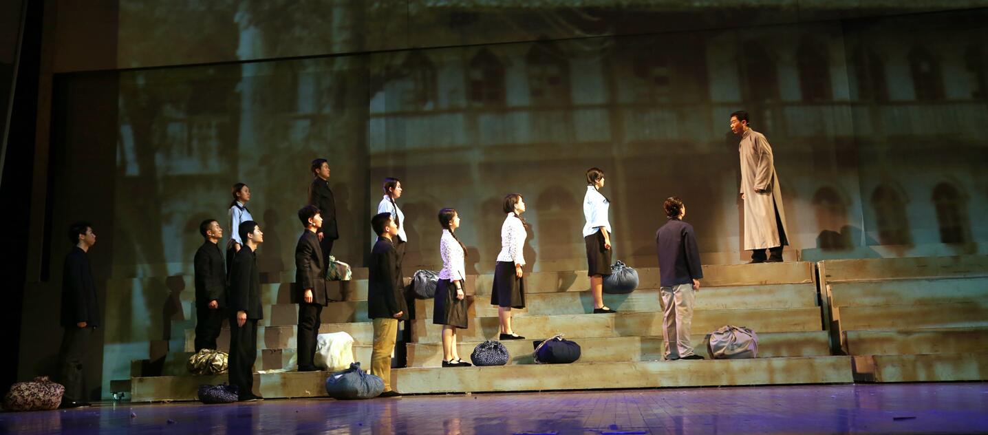 北京交通大学话剧《茅以升》剧照