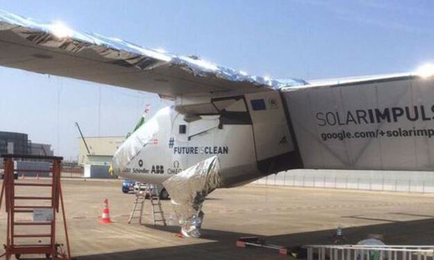 &ldquo;阳光动力2号&rdquo;停留日本期间机翼损毁