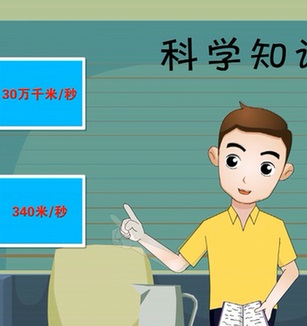 光与声音的赛跑