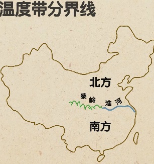 秦岭淮河分界线