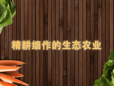 精耕细作的生态农业