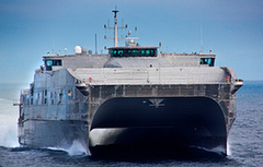 战区内穿梭的特快：美国联合高速船