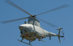 MQ-8B火力侦察兵舰载无人直升机